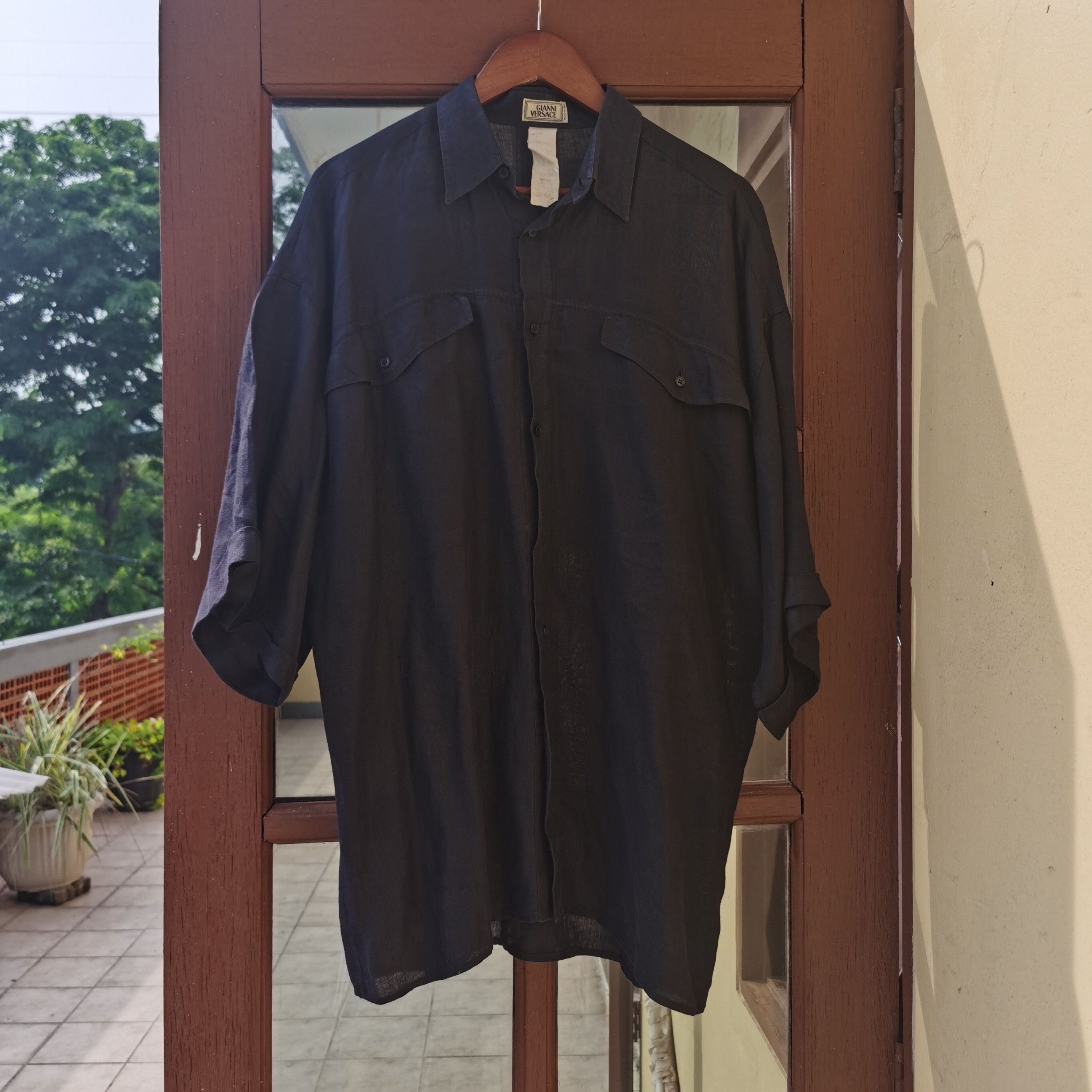 Vintage Vintage Gianni Versace Shirts Rapper Notorious BIG style | Grailed
