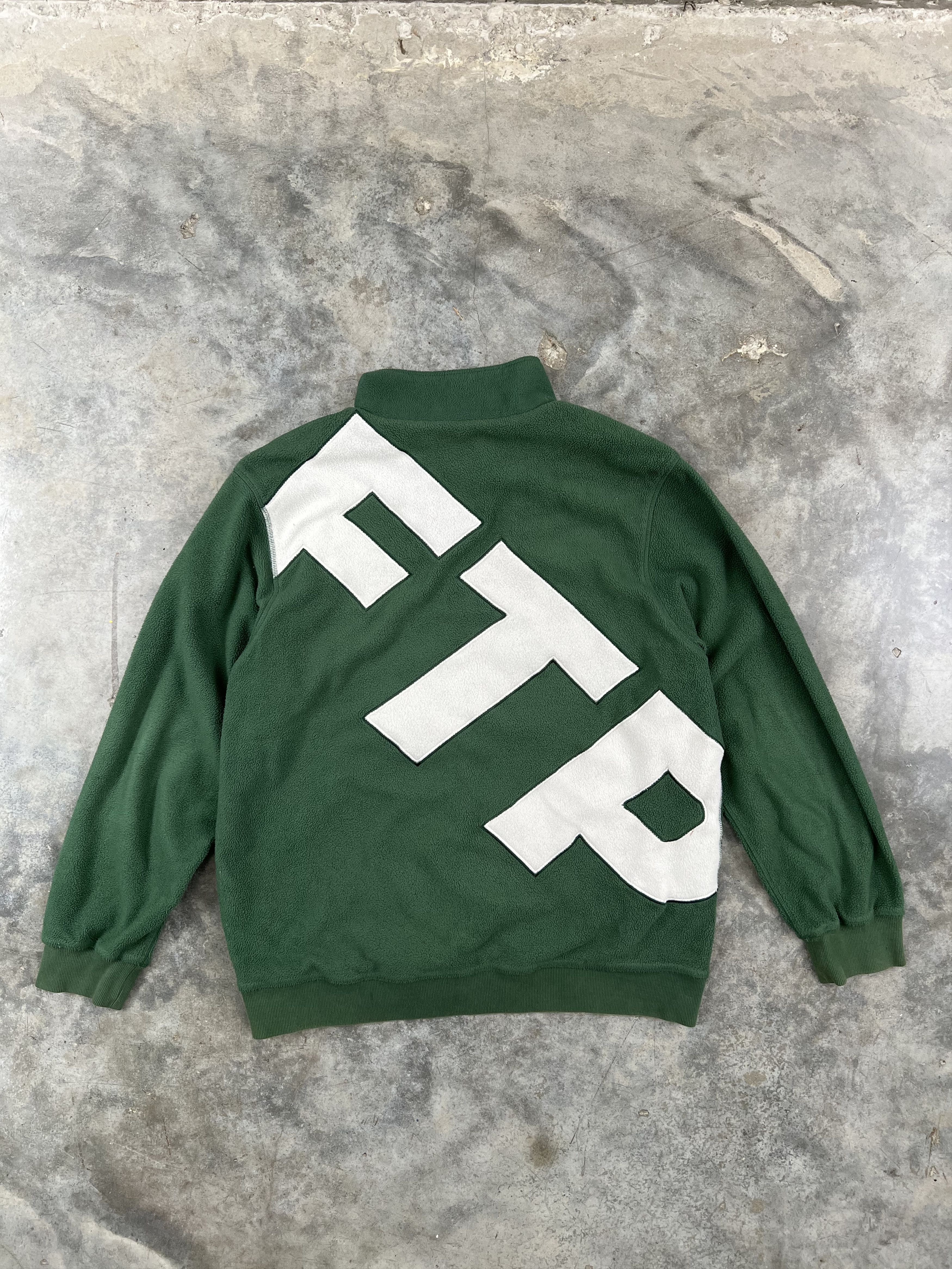 Fuck The Population FTP Sherpa Half Zip Jacket FW18 Green 🥣🧊❄️ Fleece Polar Size US L / EU 52-54 / 3 - 1 Thumbnail