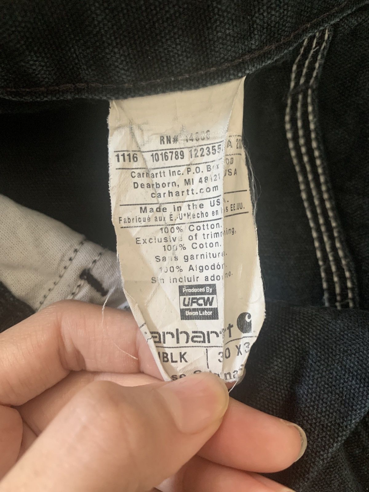 Carhartt × Vintage Carhartt Double Knee V0001 Size US 29 - 4 Thumbnail