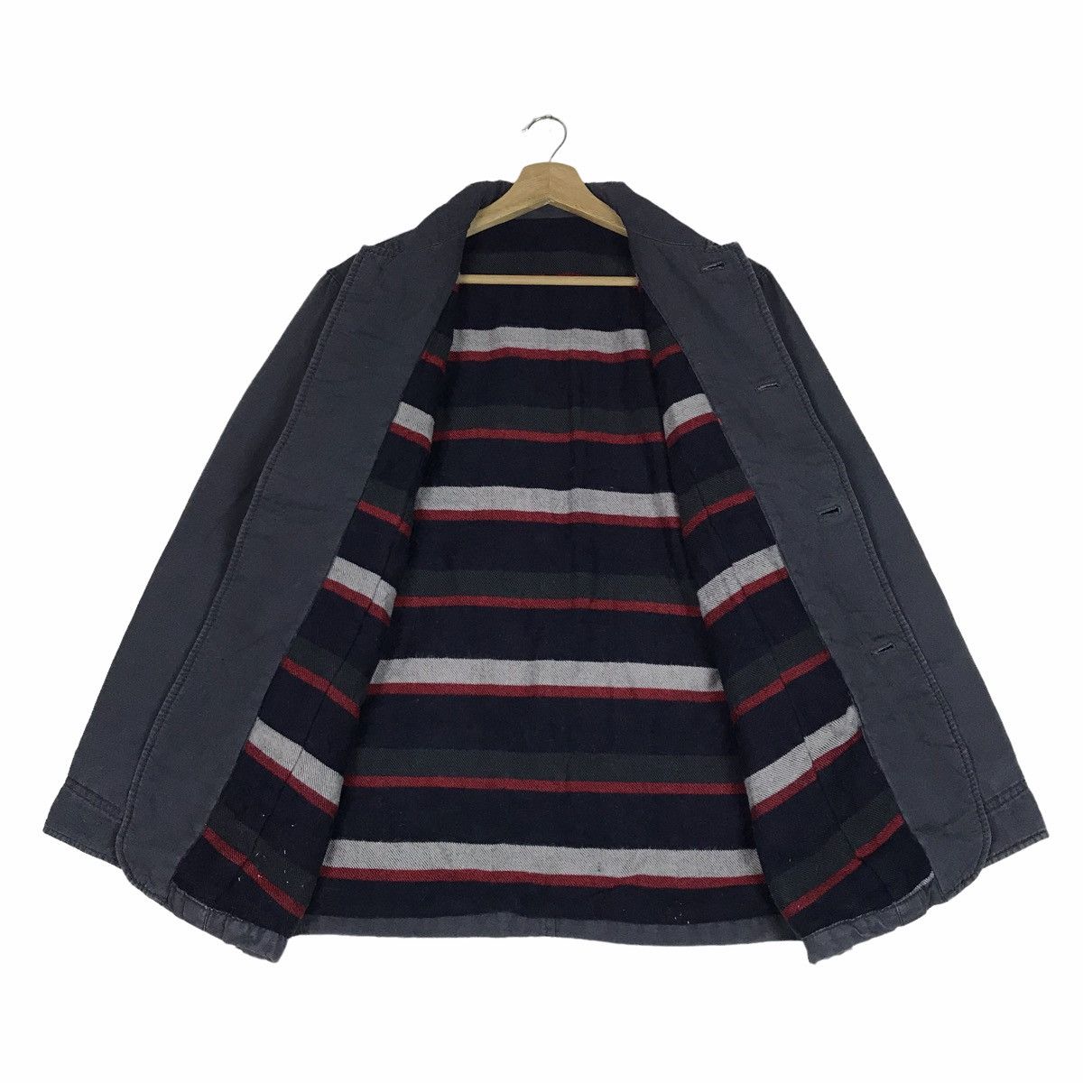 Japanese Brand WEST WIN Button Down Workwear Chore Detroit
