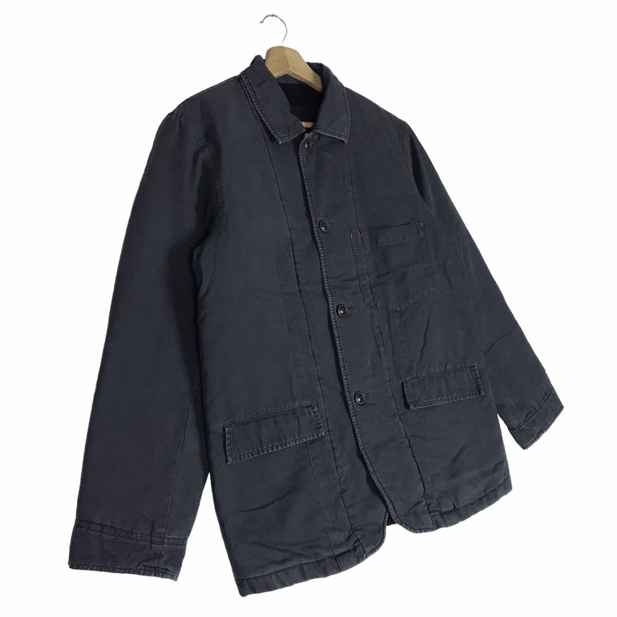 Japanese Brand WEST WIN Button Down Workwear Chore Detroit