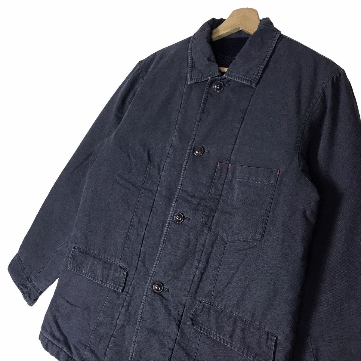 Japanese Brand WEST WIN Button Down Workwear Chore Detroit