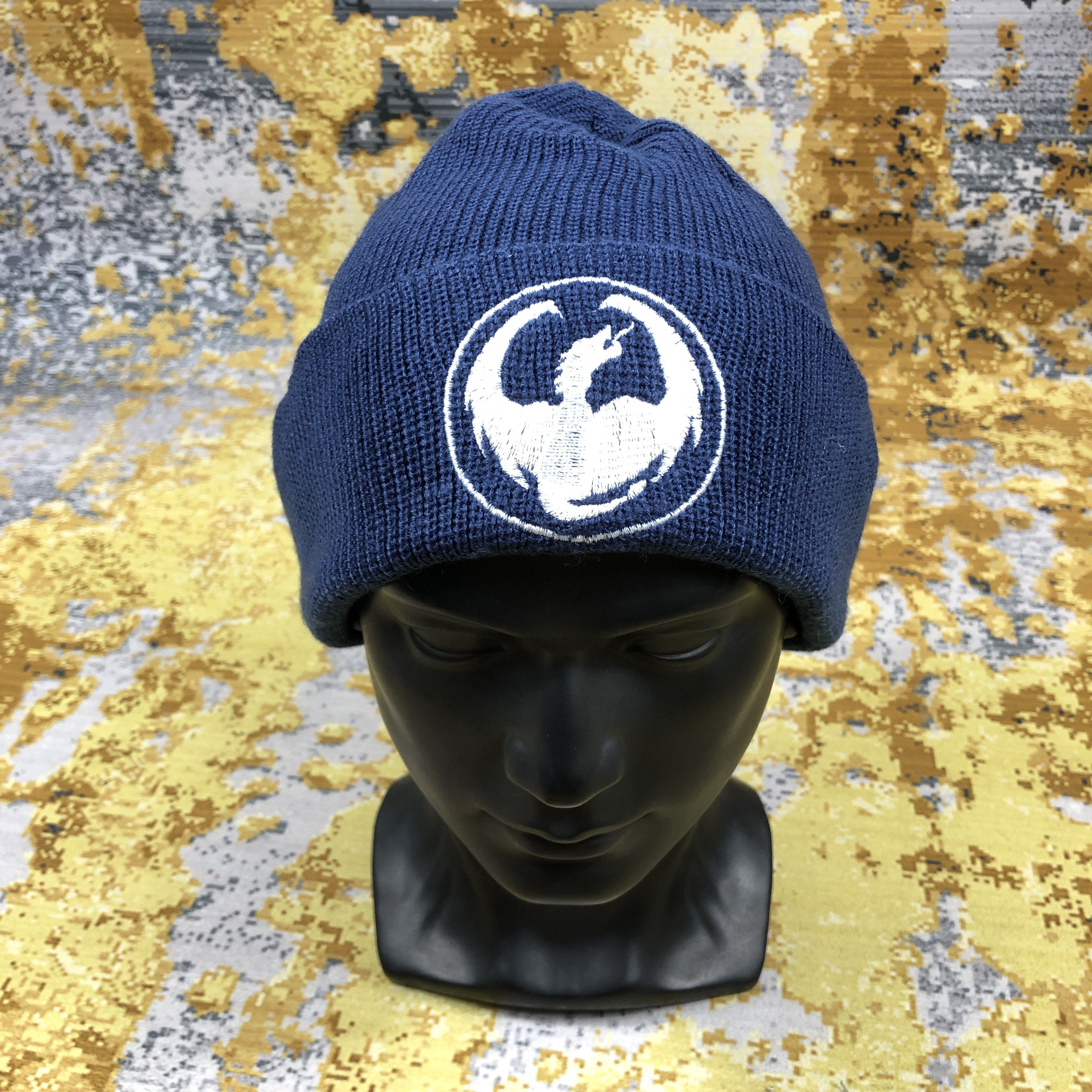 Vintage Vintage Dragon Skateboard Beanie Hat B2162 Size ONE SIZE - 1 Thumbnail