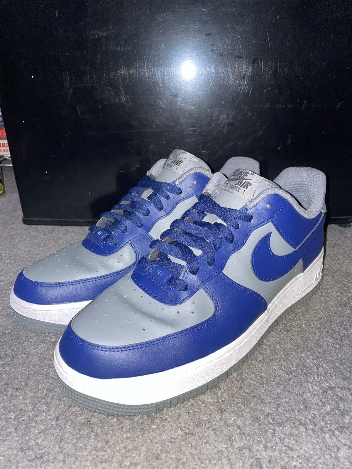 Size 13 - Nike N.B.Y Air Force 1 Low CT7875-994 Grey Nike Air Force 1 Low white Green brown shoes Référence  main image 4