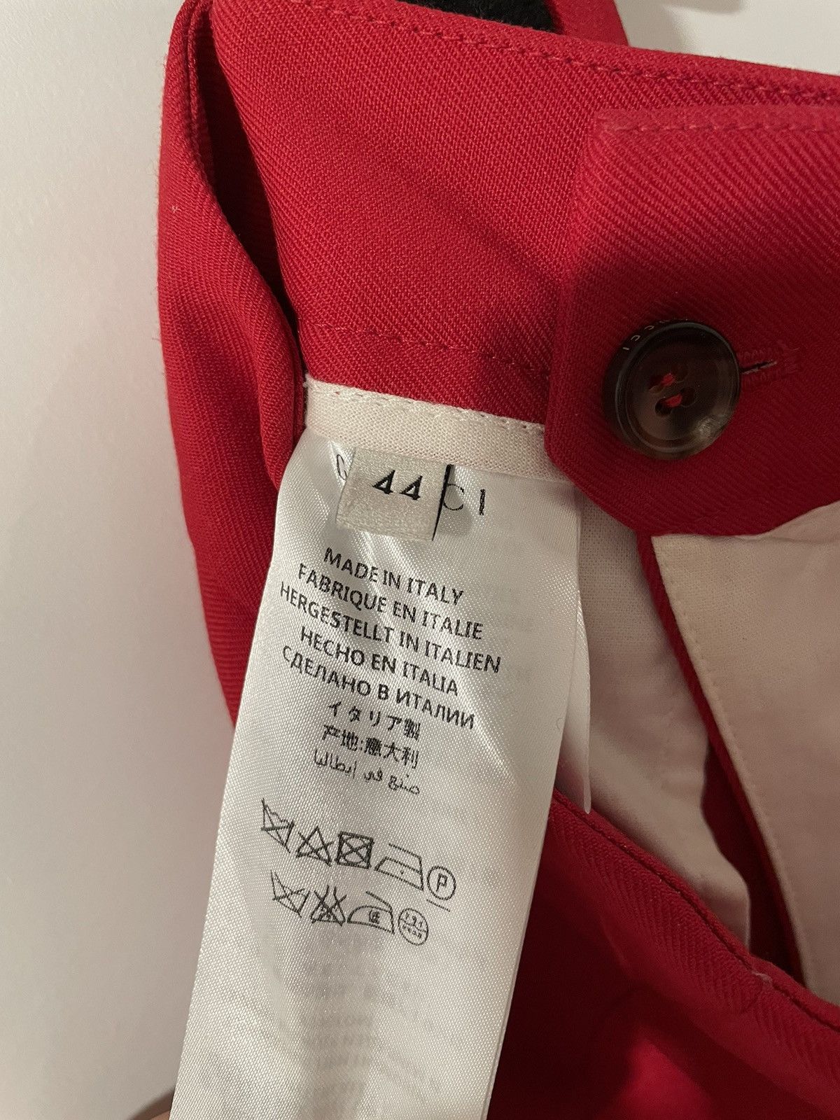 Gucci Gucci Red Trousers Fall 2016 Size US 28 / EU 44 - 5 Thumbnail