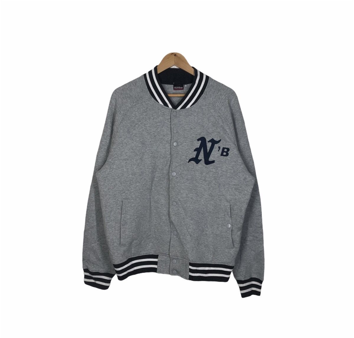Vintage Varsity Jacket Letterman N’b Logo