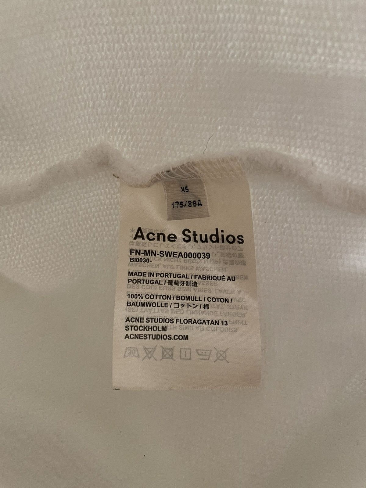 Acne Studios Acne Studios White Hoodie Size US XS / EU 42 / 0 - 5 Thumbnail