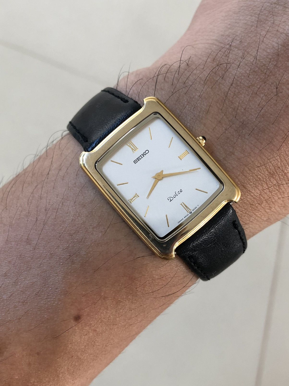 Seiko SEIKO DOLCE VINTAGE WATCH TANK SQUARE THIN GOLD ORIGINAL Grailed — free download