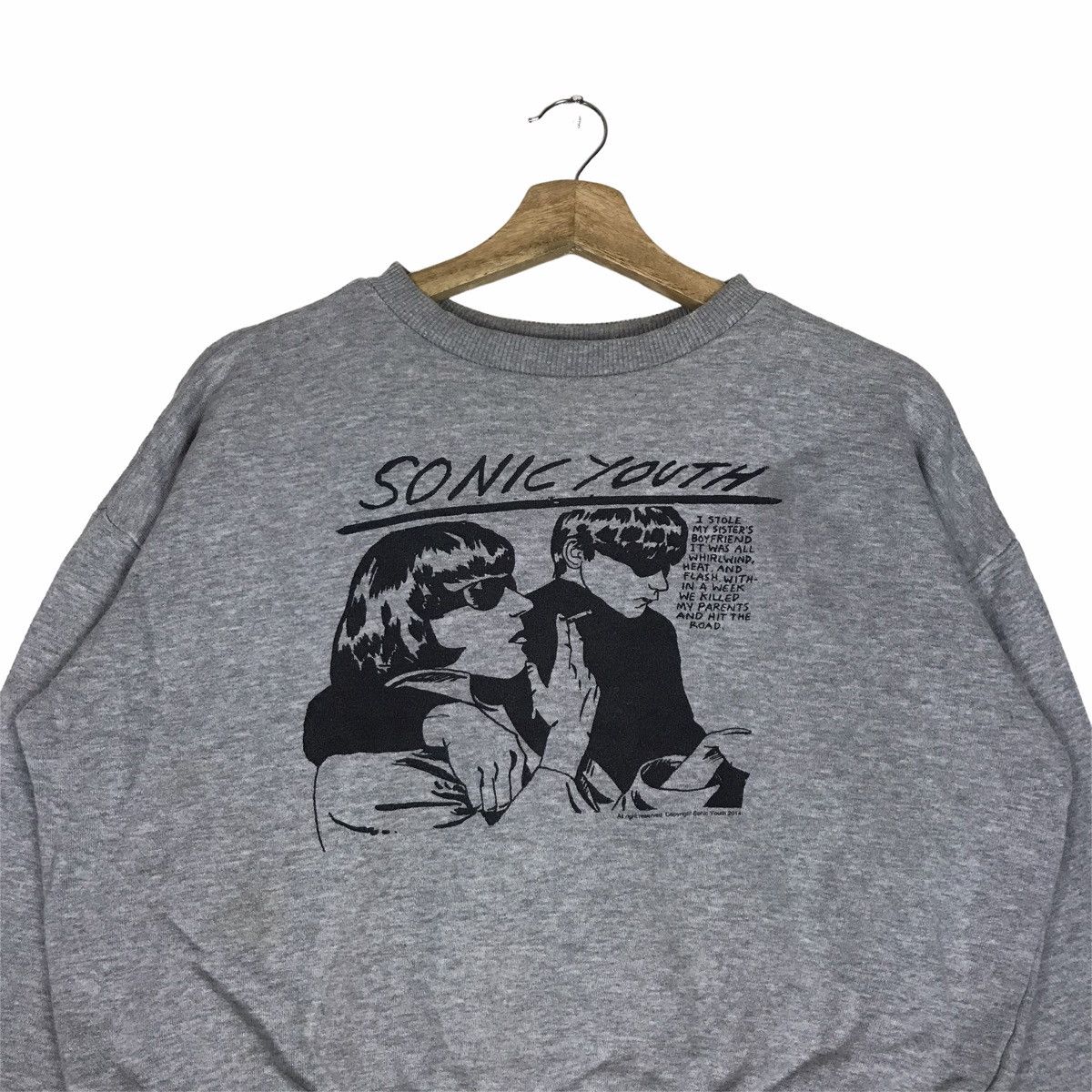 Band Tees 2104 SONIC YOUTH Cover Album Crop Top Crewneck Size US M / EU 48-50 / 2 - 2 Thumbnail