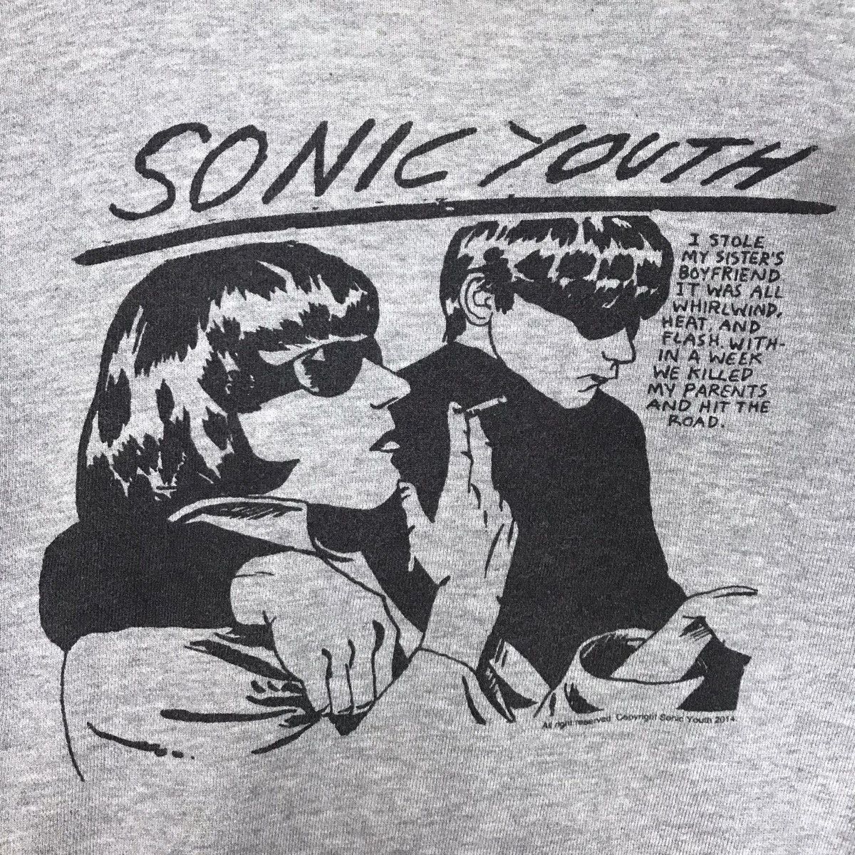 Band Tees 2104 SONIC YOUTH Cover Album Crop Top Crewneck Size US M / EU 48-50 / 2 - 4 Thumbnail