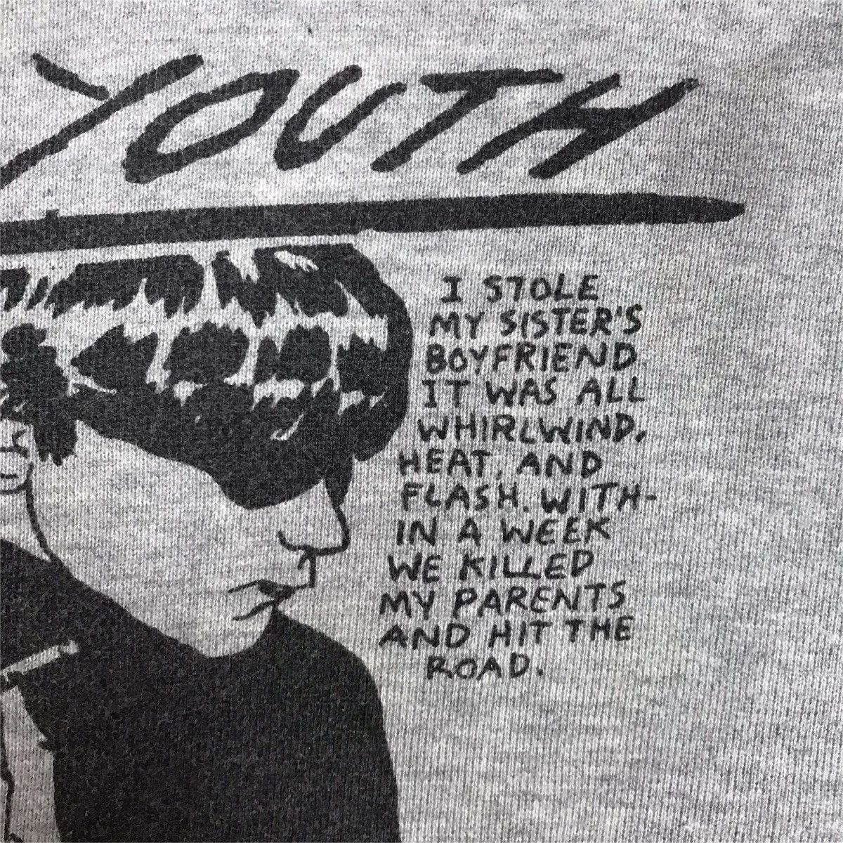 Band Tees 2104 SONIC YOUTH Cover Album Crop Top Crewneck Size US M / EU 48-50 / 2 - 3 Thumbnail