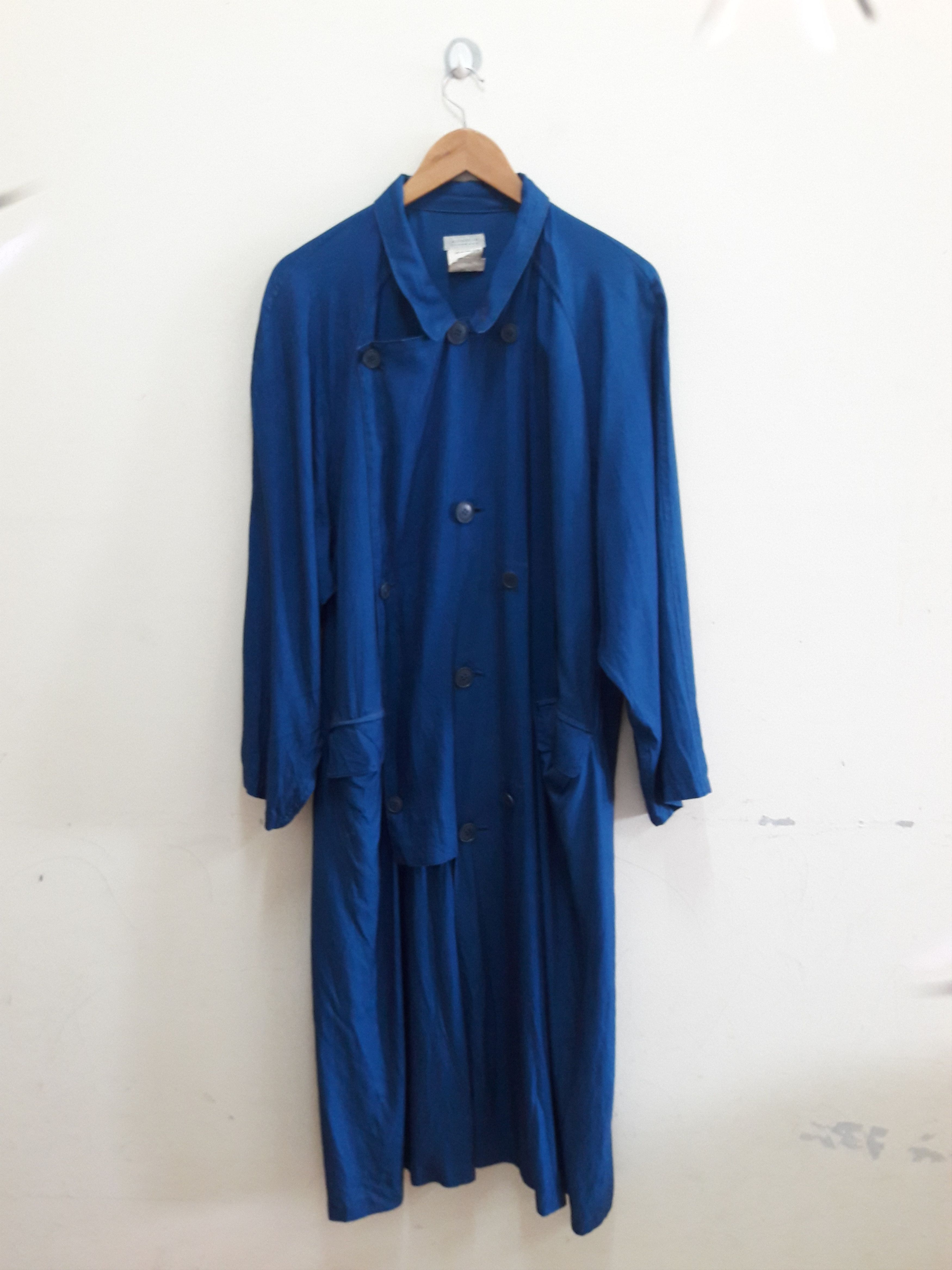 Japanese Brand Vintage Alfa Spin Winter Coat Spring Summer Collection 1986 Size US L / EU 52-54 / 3 - 3 Thumbnail