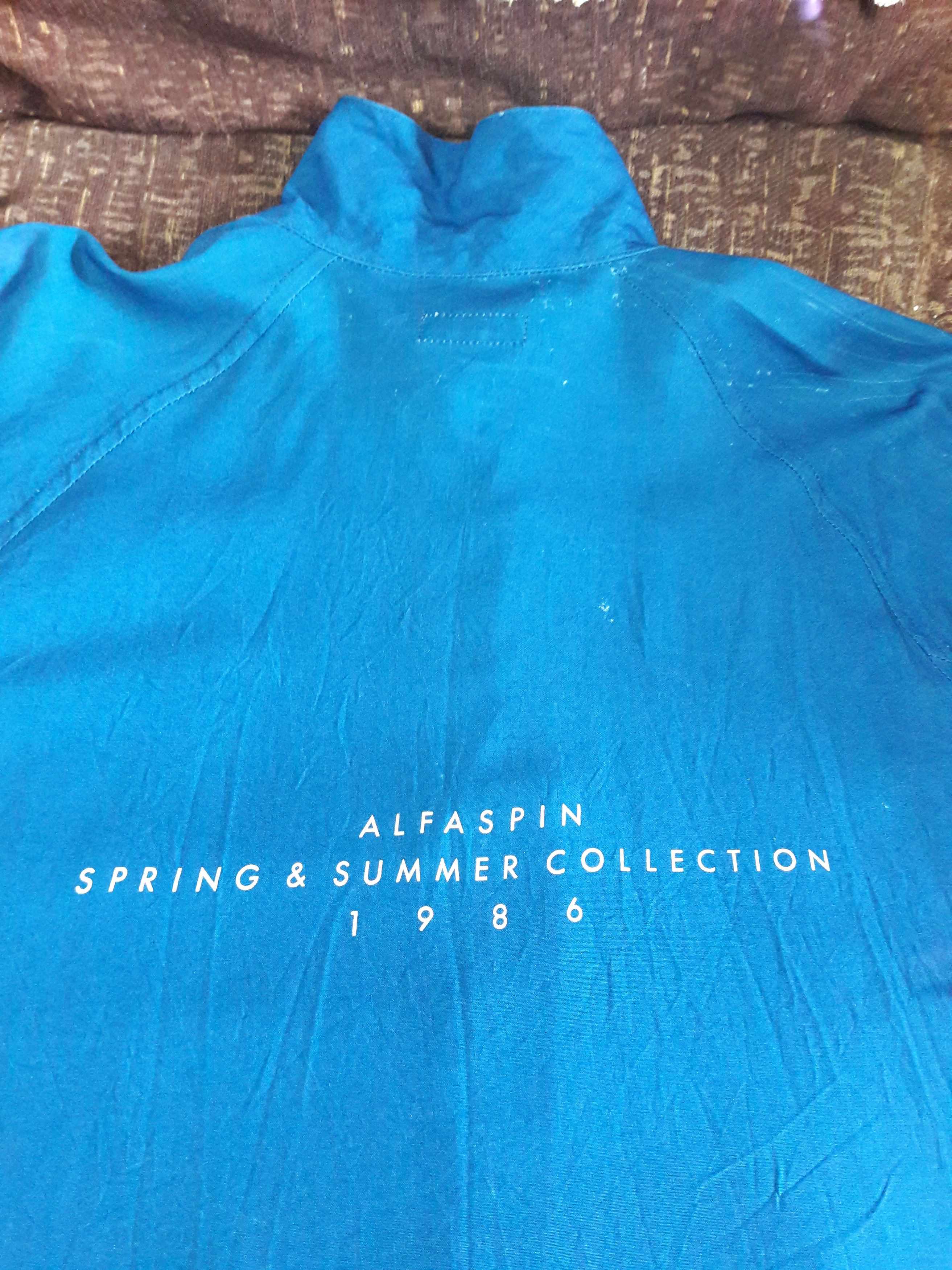 Japanese Brand Vintage Alfa Spin Winter Coat Spring Summer Collection 1986 Size US L / EU 52-54 / 3 - 2 Thumbnail