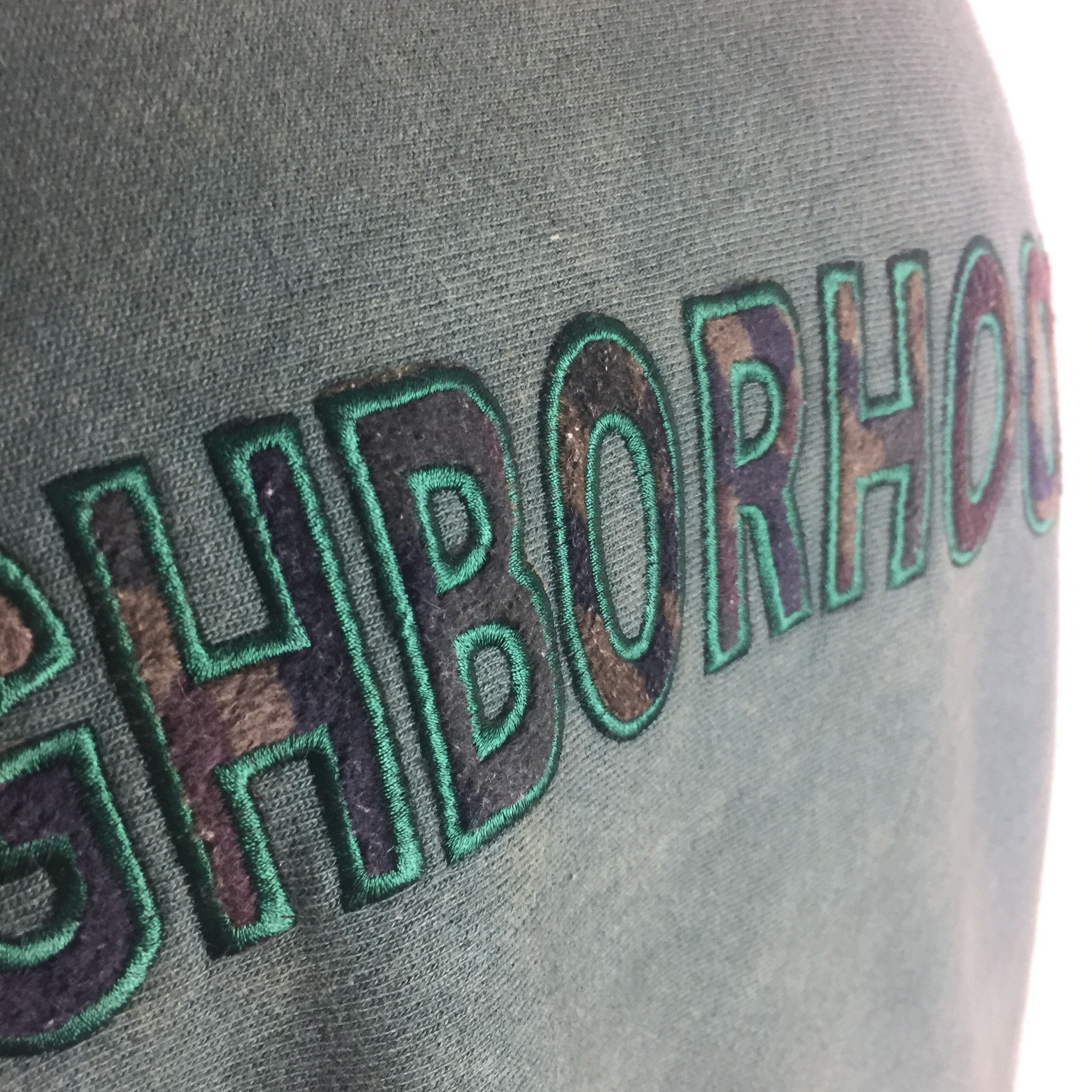 Champion Vintage Neighborhood Green Sweatshirt Size US L / EU 52-54 / 3 - 7 Thumbnail