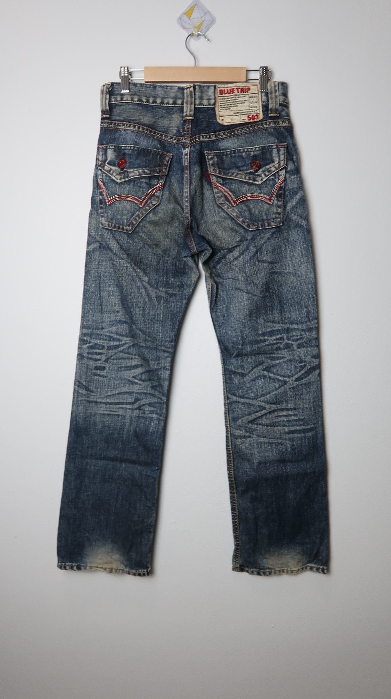 Edwin Edwin 503 Blue Trip Mud Max Jeans Size US 30 / EU 46 - 12 Thumbnail
