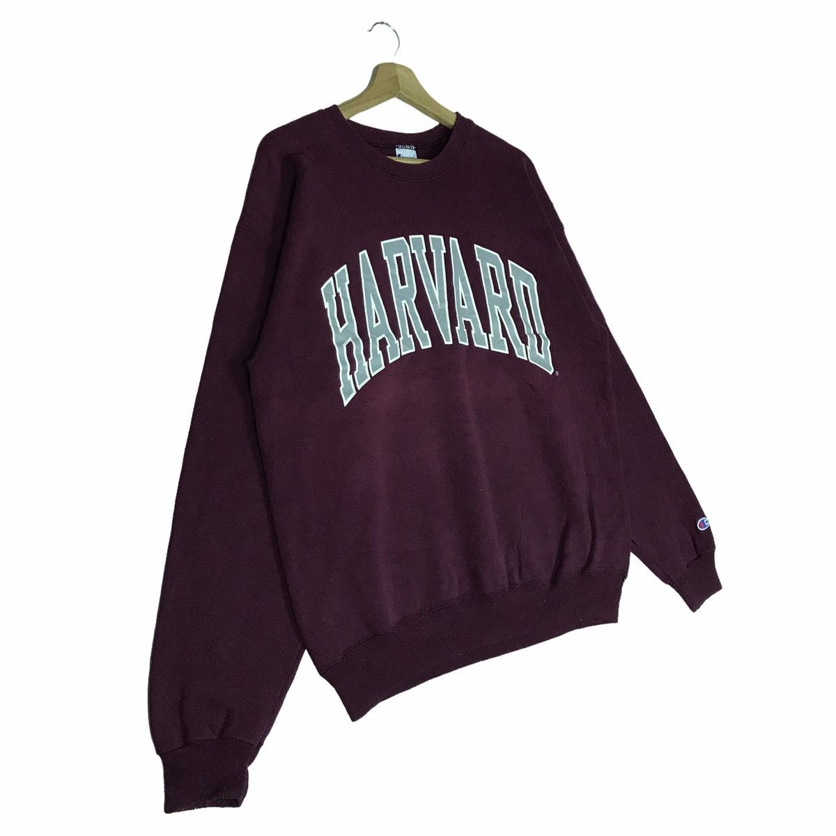 Champion Vintage 90s HARVARD University by CHAMPION Crewneck Maroon Size US L / EU 52-54 / 3 - 5 Thumbnail