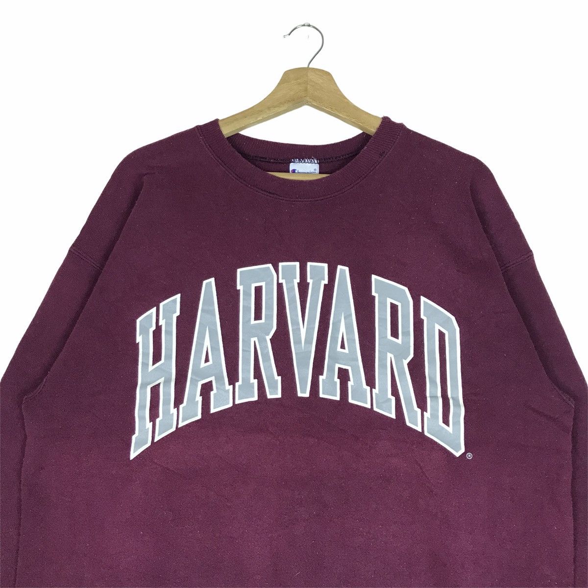 Champion Vintage 90s HARVARD University by CHAMPION Crewneck Maroon Size US L / EU 52-54 / 3 - 2 Thumbnail