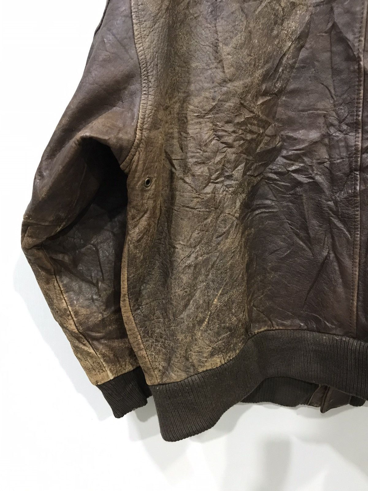 Genuine Leather Vintage A2 Leather Jacket US AIR Force Repro Size US L / EU 52-54 / 3 - 16 Thumbnail