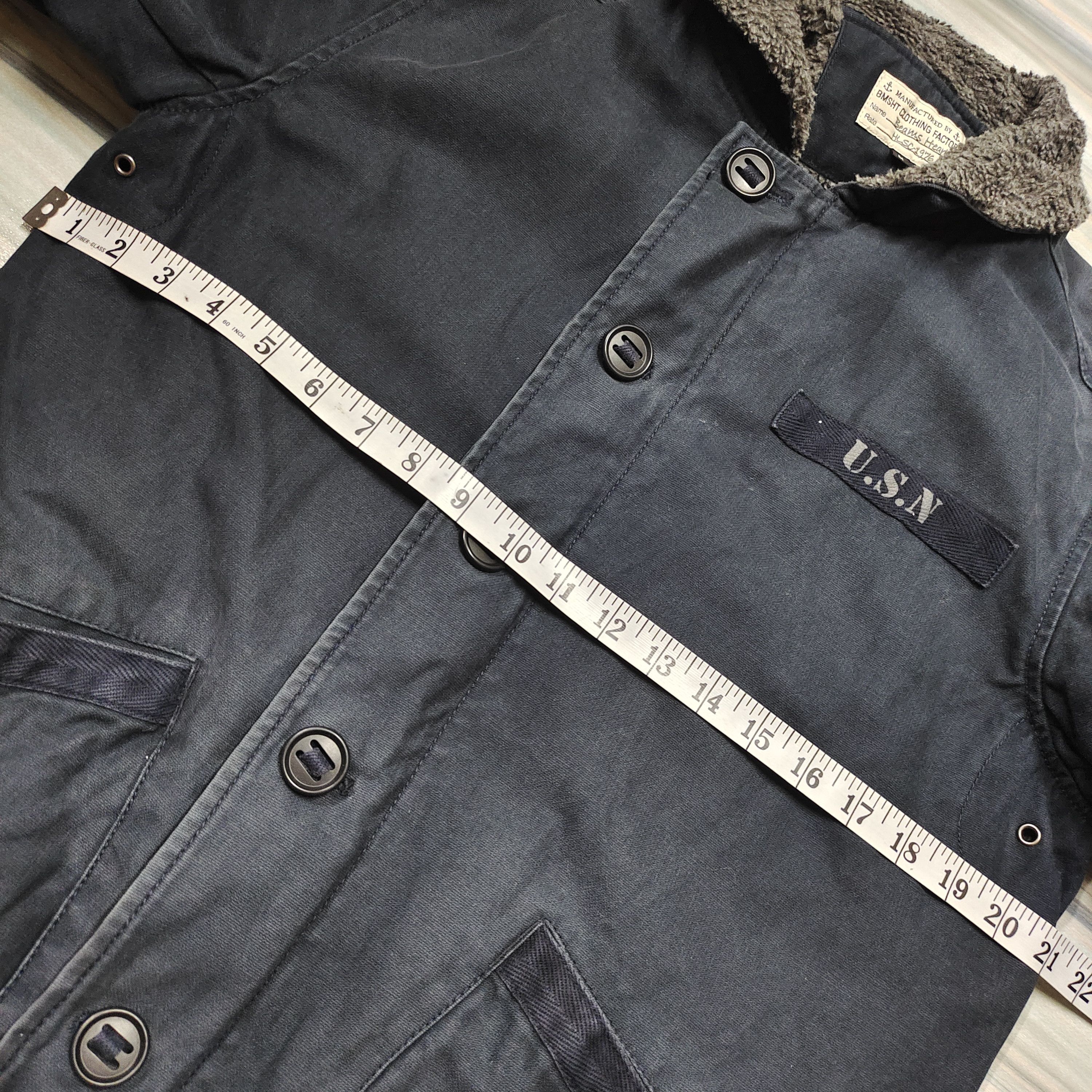 Beams Plus Beams Heart USN Navy Jacket Size US M / EU 48-50 / 2 - 12 Thumbnail