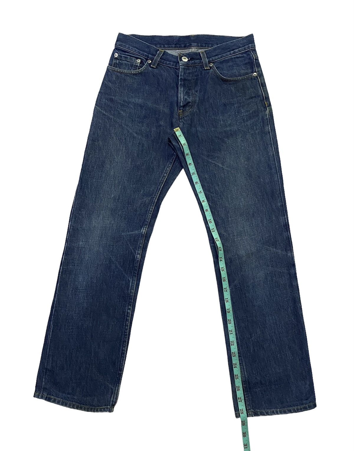Helmut Lang Vintage 1998 Helmut Lang GTR Archive Classic Cut Raw Denim Size US 28 / EU 44 - 6 Thumbnail