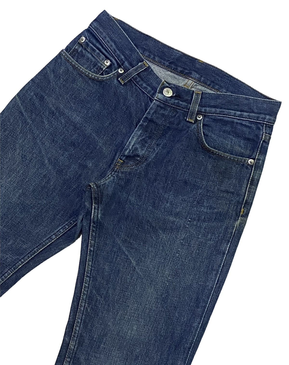 Helmut Lang Vintage 1998 Helmut Lang GTR Archive Classic Cut Raw Denim Size US 28 / EU 44 - 15 Thumbnail