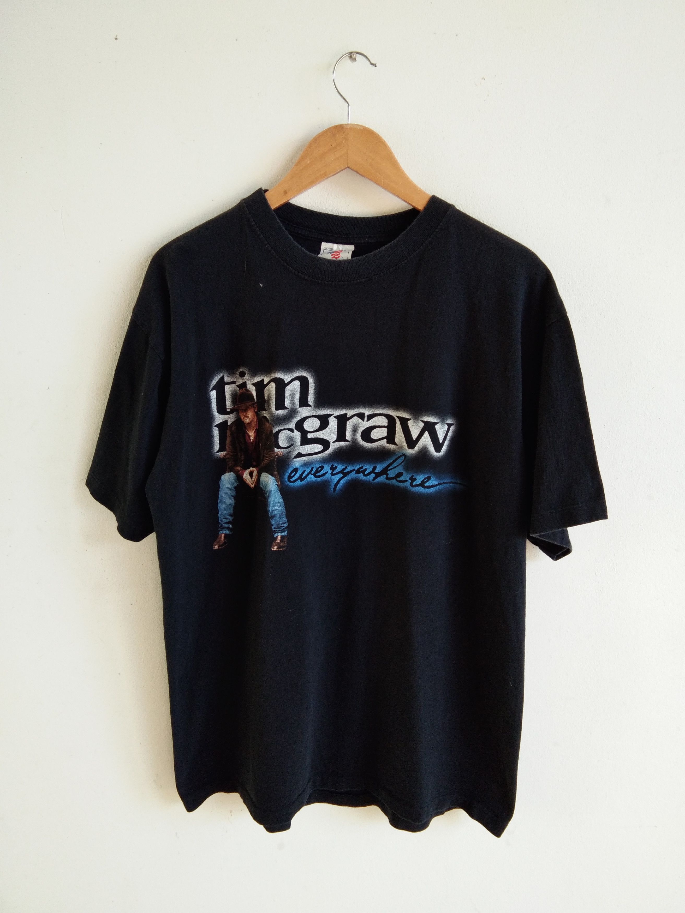 Band Tees Vintage 90s 1997 Tim McGraw Country Music Tshirt Size US XL / EU 56 / 4 - 1 Thumbnail