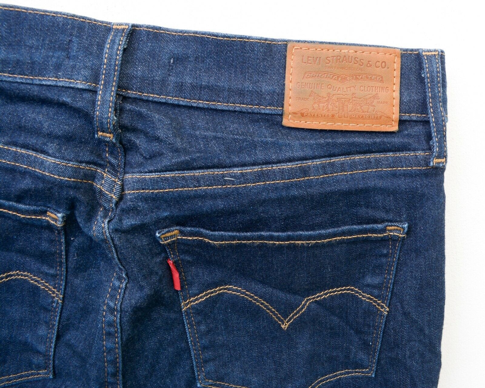 Levi's High Rise Super Skinny Women's W28 L30 Jeans Trousers Pants Size 28" / US 6 / IT 42 - 6 Thumbnail