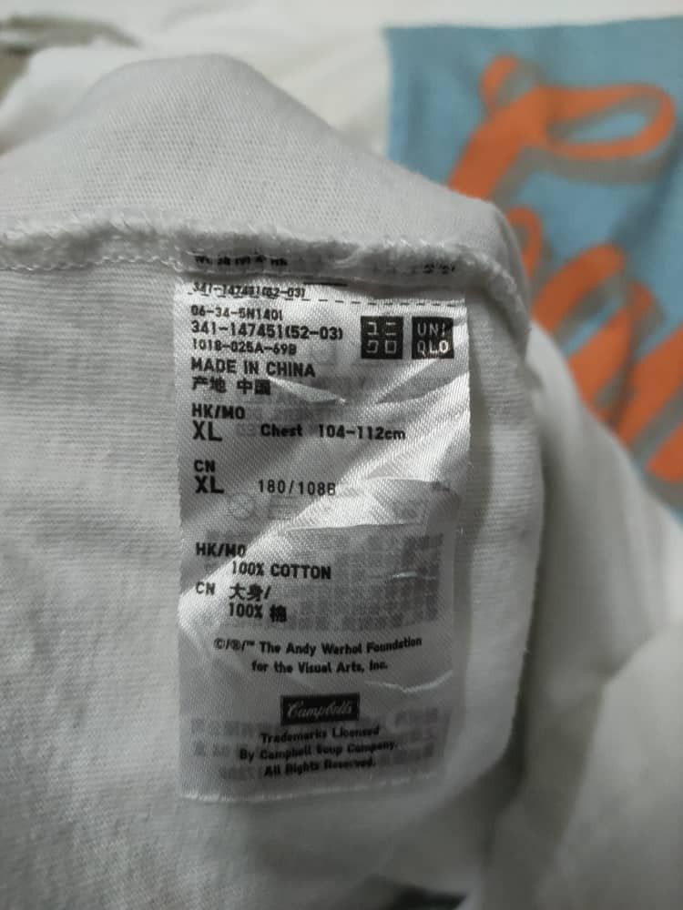 Andy Warhol × Uniqlo Andy Warhol Campbell Tee Size US L / EU 52-54 / 3 - 4 Thumbnail