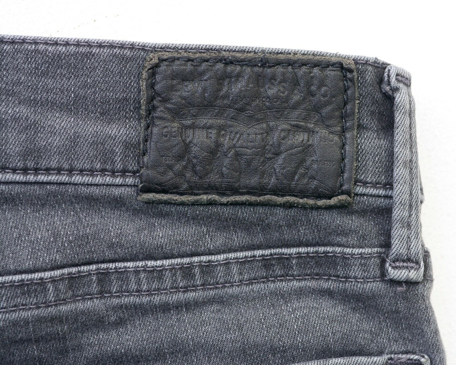 Levi's BIG E Women 710 Super Skinny W25 L30 Jeans Trousers Pants Size 25" / US 0 / IT 36 - 4 Thumbnail