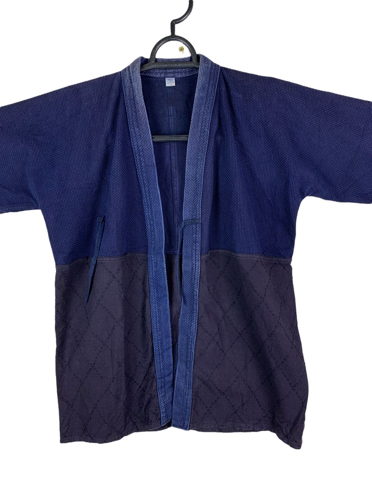 Indigo × Japanese Brand Vintage Japanese Brand Kimono Indigo Jacket Size US S / EU 44-46 / 1 - 4 Thumbnail
