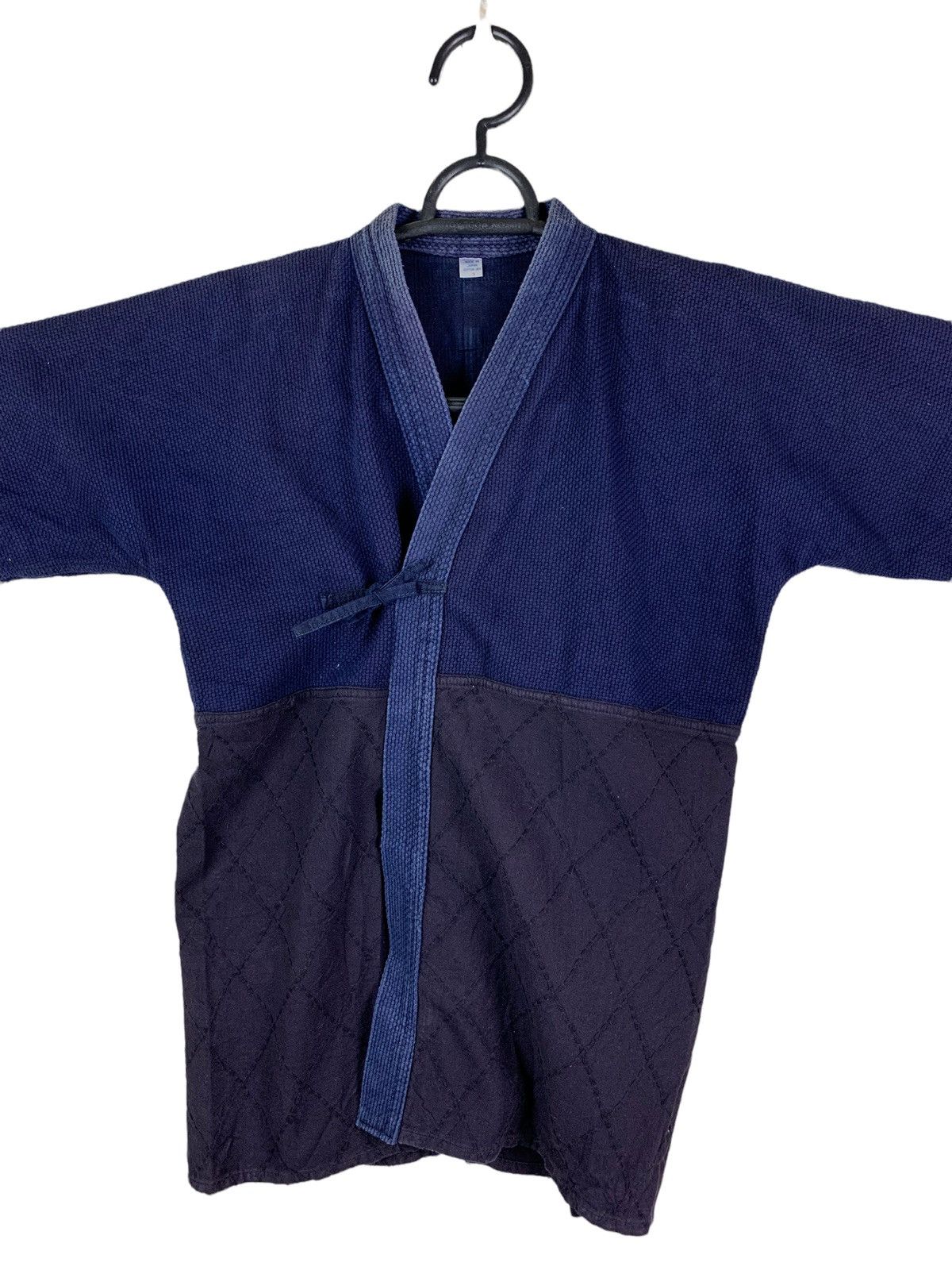 Indigo × Japanese Brand Vintage Japanese Brand Kimono Indigo Jacket Size US S / EU 44-46 / 1 - 3 Thumbnail