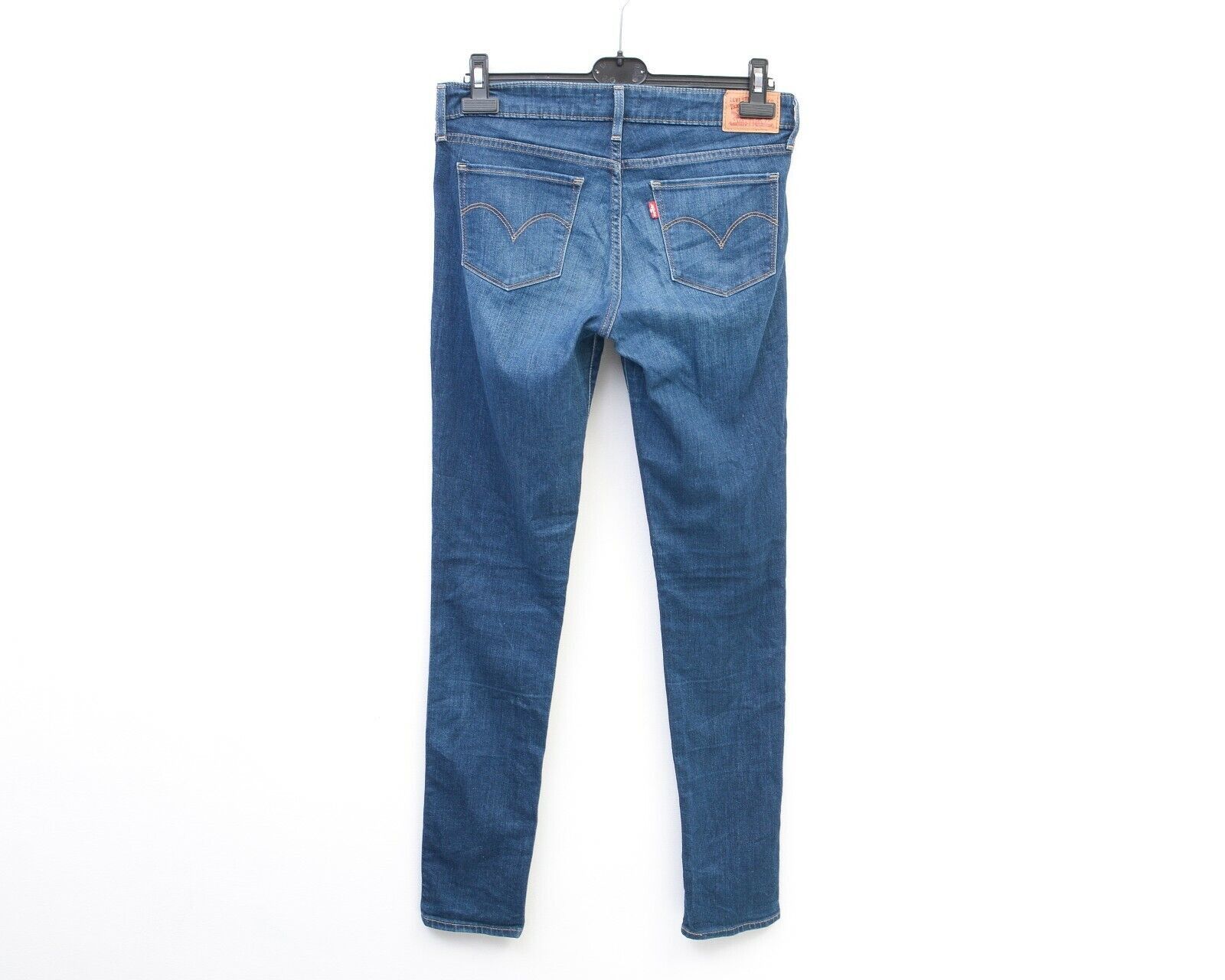 Levi's 711 Skinny Womens W28 L32 Mid Rise Jeans Trousers Slim Pants Size 28" / US 6 / IT 42 - 4 Thumbnail