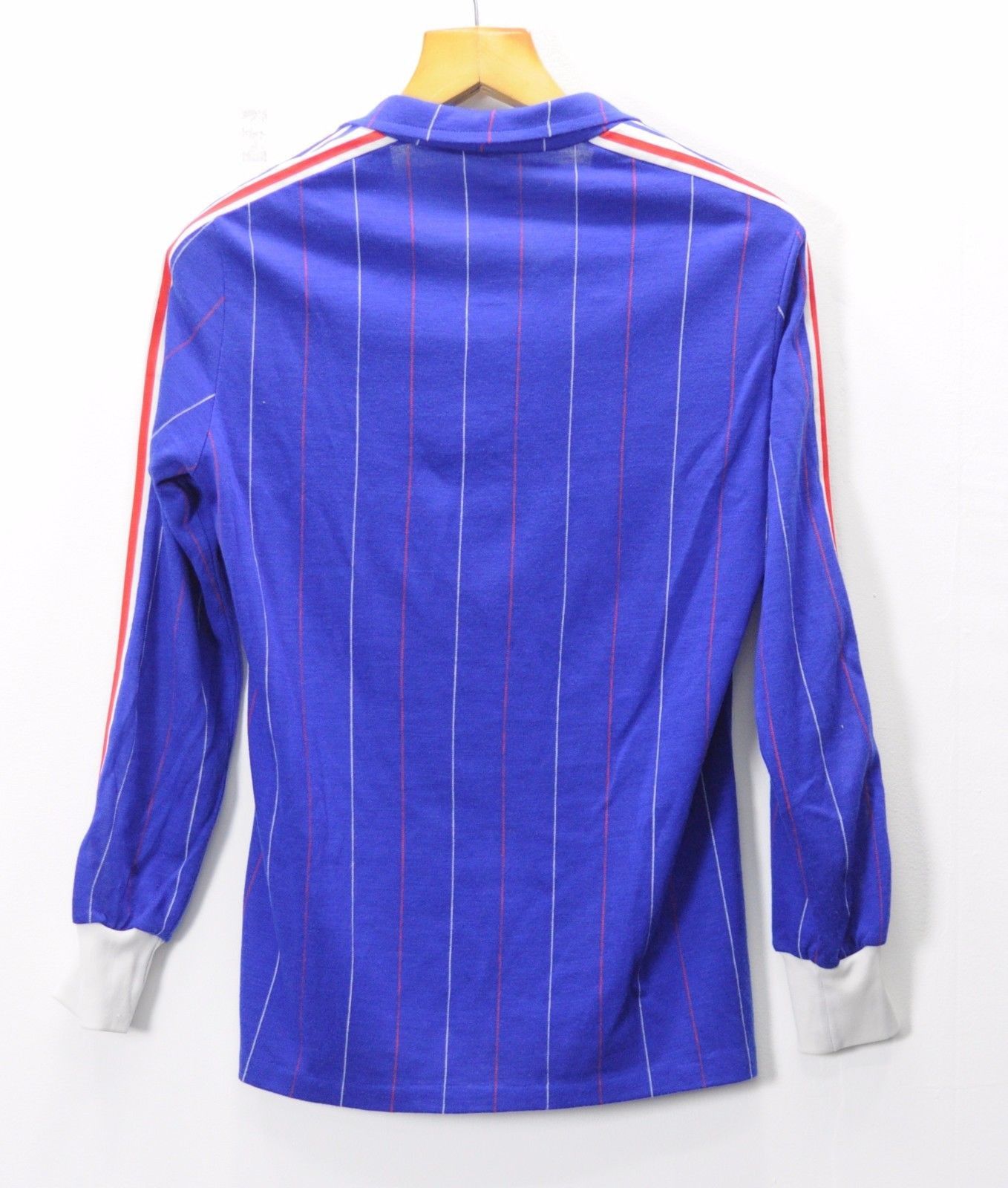 Adidas Vintage 1980s Adidas Jersey t shirt FRANCE Trefoil World Cup Size US S / EU 44-46 / 1 - 4 Thumbnail