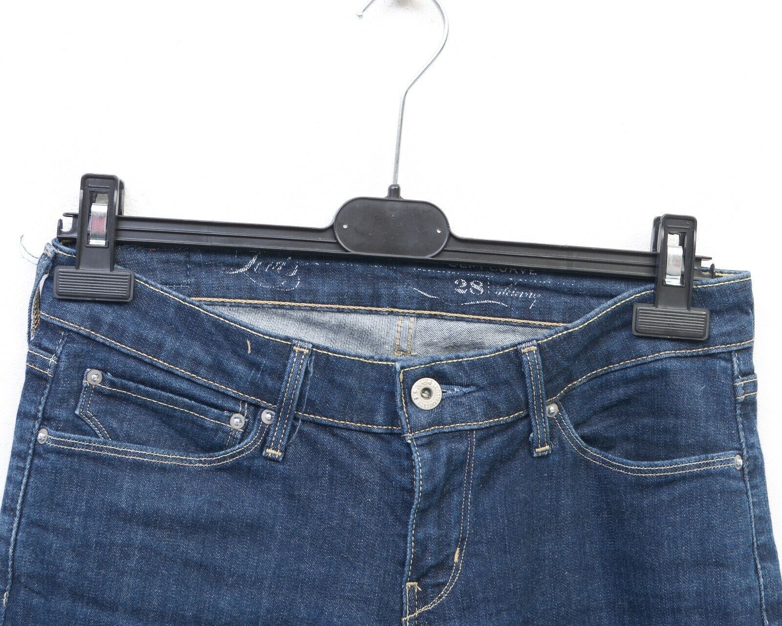 Levi's Demi Curve Skinny Women W28 L34 Denim Jeans Trousers Pants Size 28" / US 6 / IT 42 - 3 Thumbnail