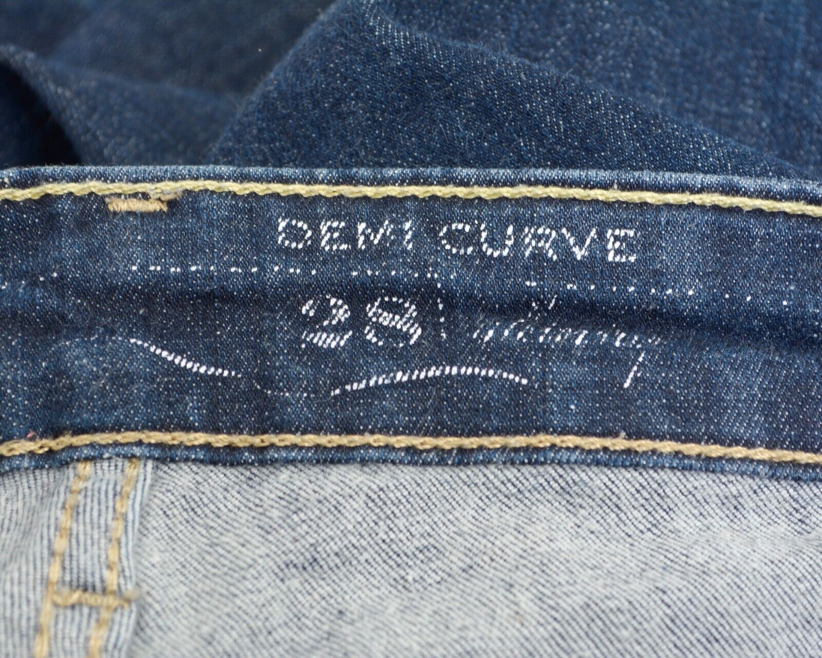 Levi's Demi Curve Skinny Women W28 L34 Denim Jeans Trousers Pants Size 28" / US 6 / IT 42 - 5 Thumbnail