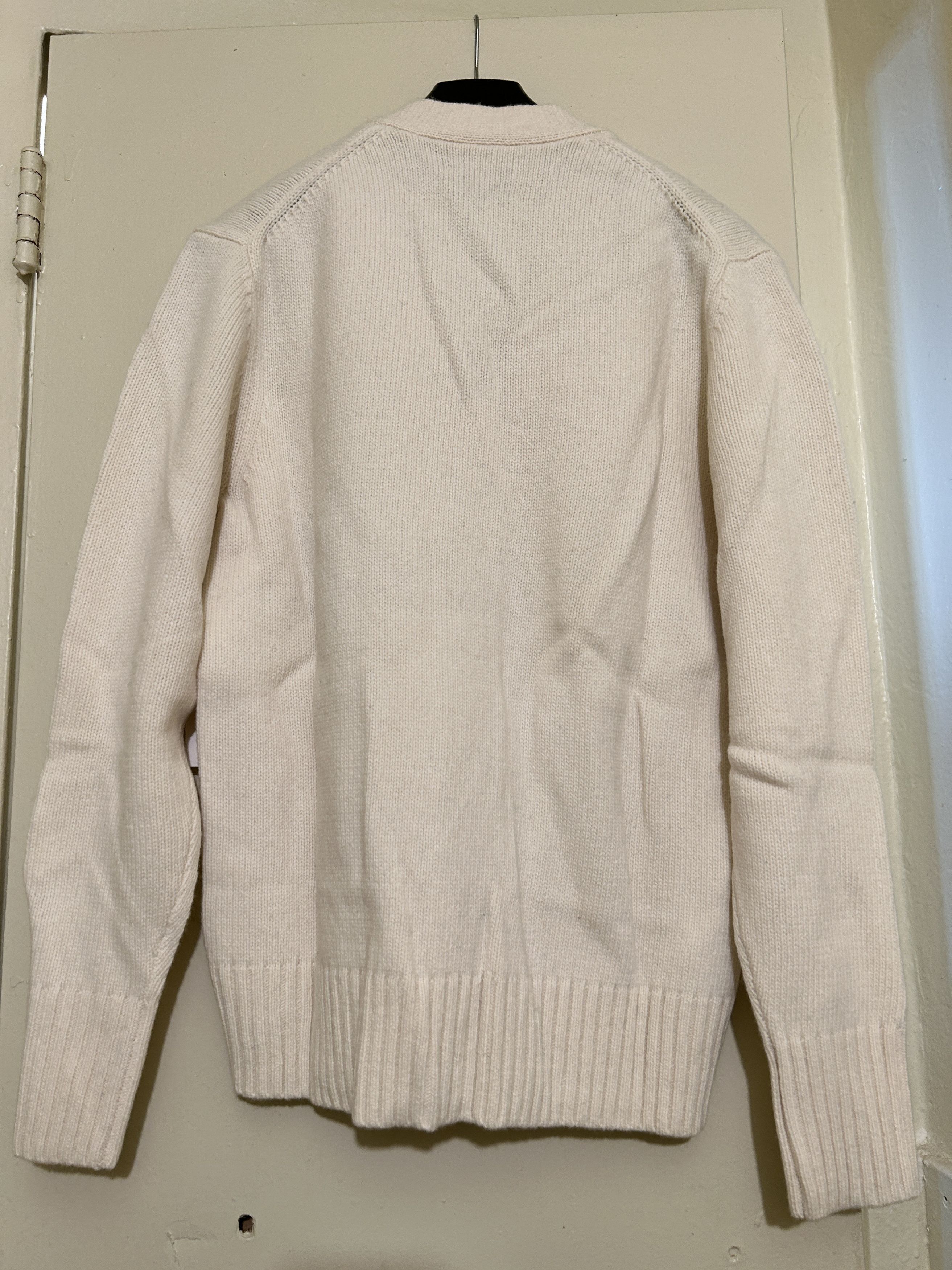 Aime Leon Dore × New Balance ALD Knit Cardigan Cream Size US XL / EU 56 / 4 - 7 Thumbnail