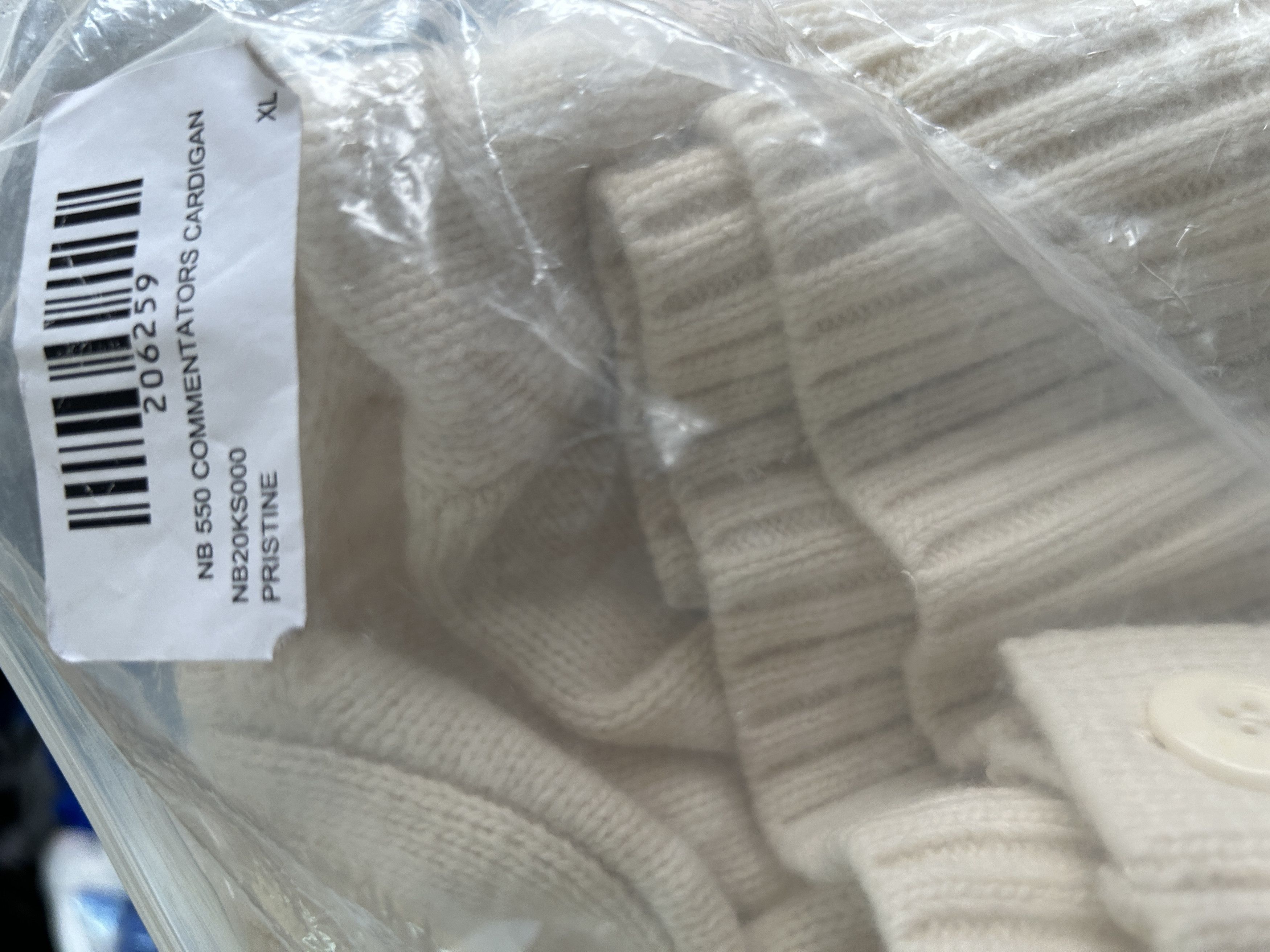Aime Leon Dore × New Balance ALD Knit Cardigan Cream Size US XL / EU 56 / 4 - 9 Thumbnail