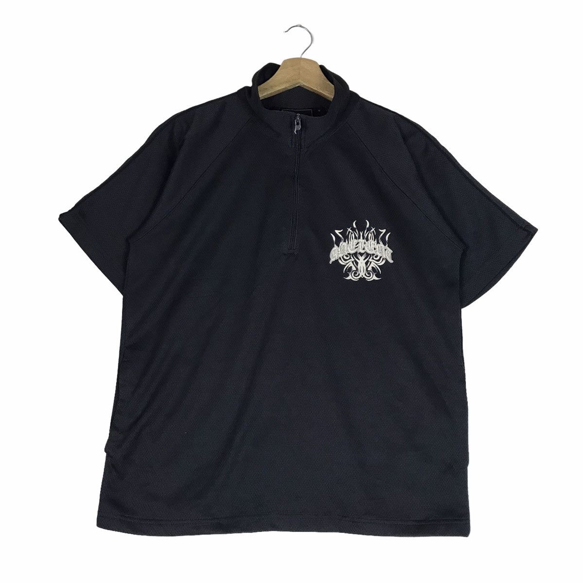 Vintage Hill Corp Sukajan Japan Half Zip Shirt