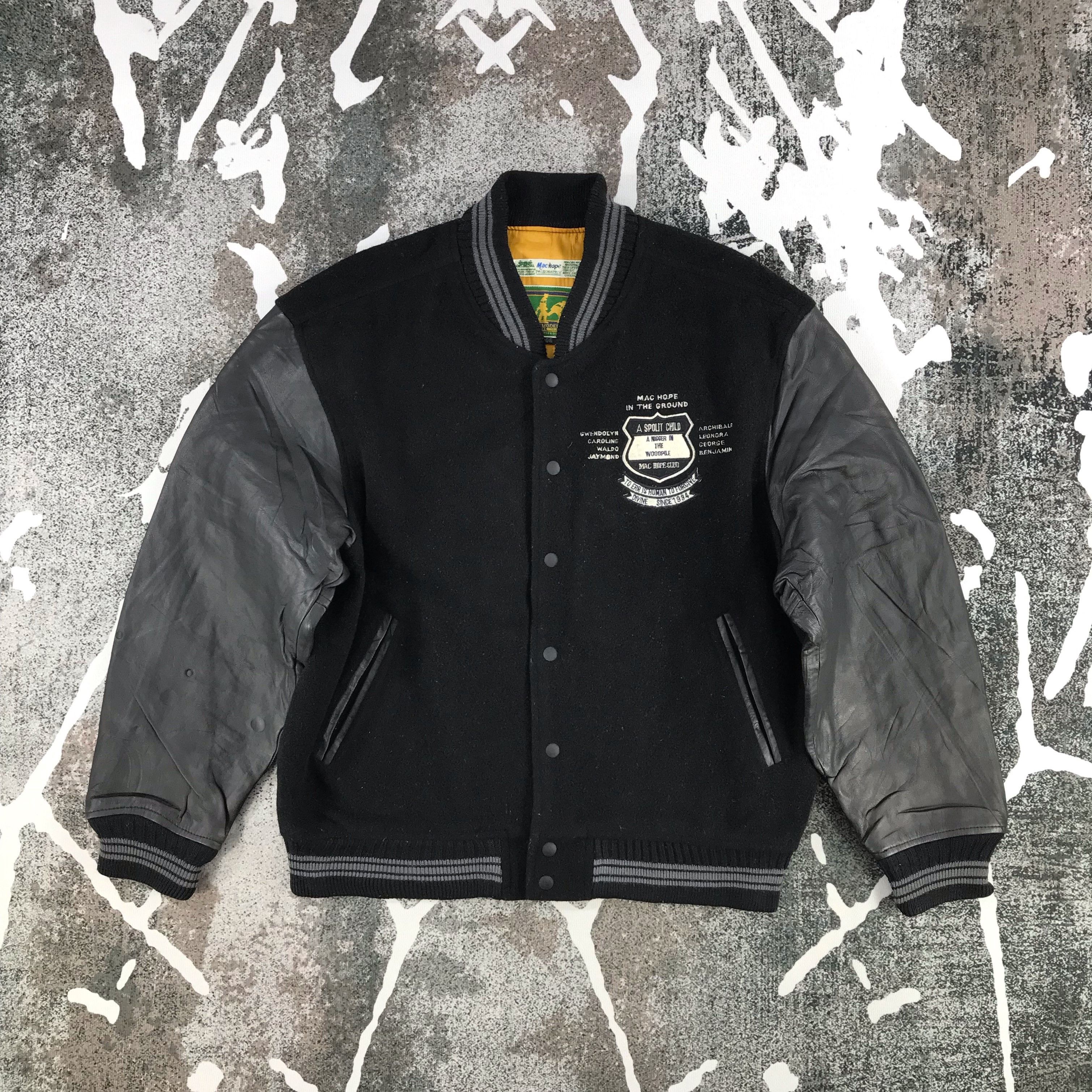 Vintage 90s Mc Hope Varsity Jacket Letterman