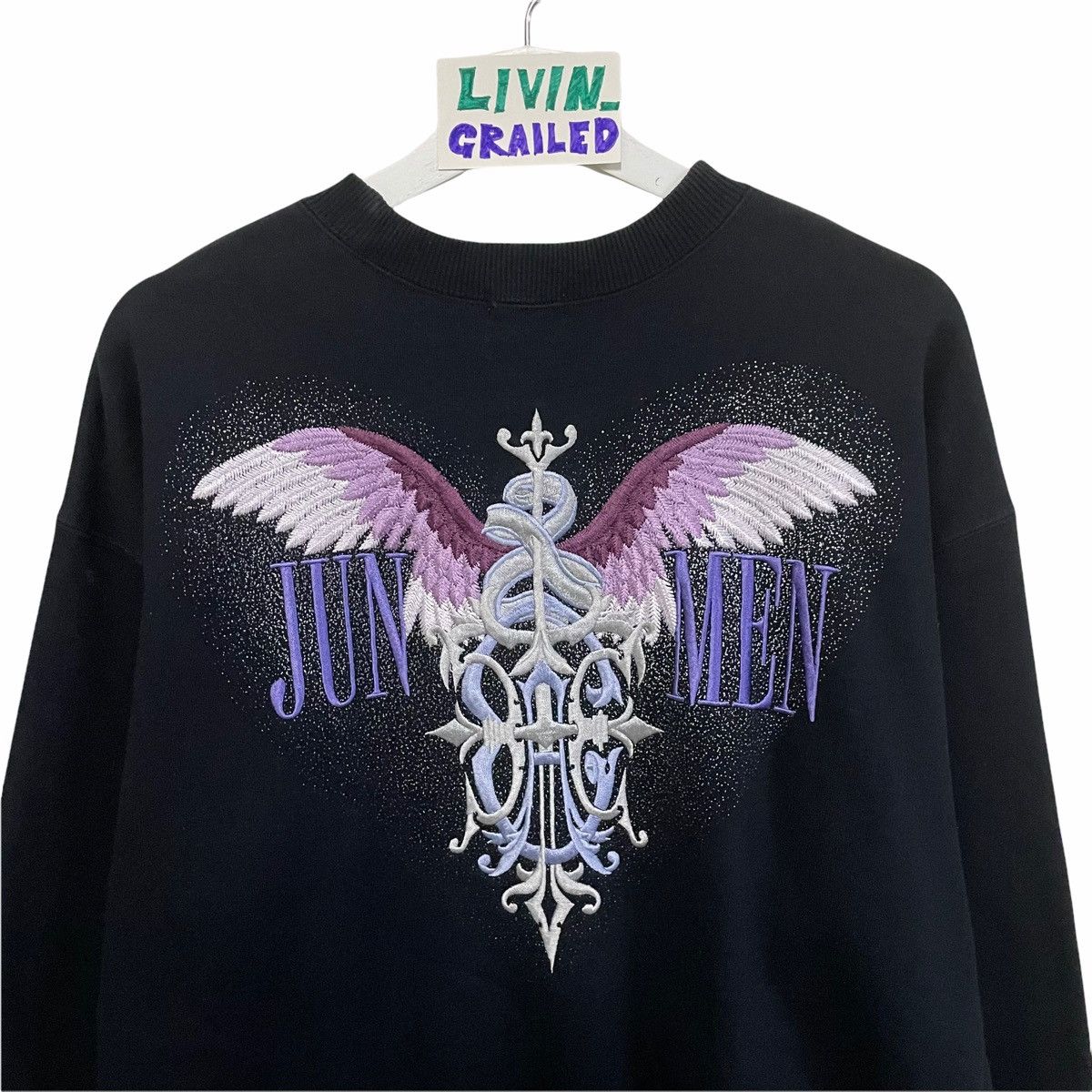 Edition Japan × Japanese Brand × Jun Takahashi 💥JUN FOR MEN EMBROIDERED JAPAN DESIGNER SWEATSHIRT Size US M / EU 48-50 / 2 - 2 Thumbnail