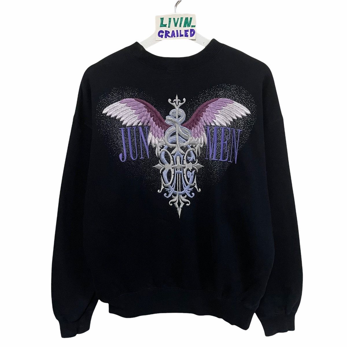Edition Japan × Japanese Brand × Jun Takahashi 💥JUN FOR MEN EMBROIDERED JAPAN DESIGNER SWEATSHIRT Size US M / EU 48-50 / 2 - 1 Thumbnail