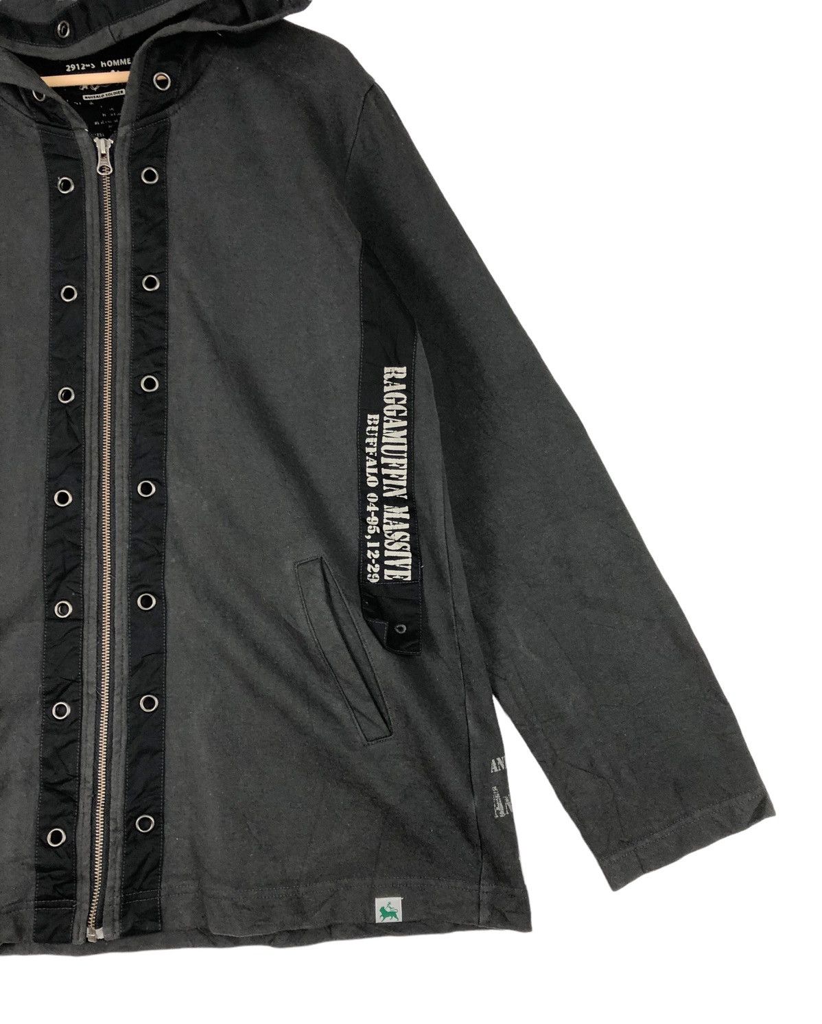 Japanese Brand Japan Brand 291295 Homme Raggamuffin Massive Zipper Hoodie Size US L / EU 52-54 / 3 - 5 Thumbnail