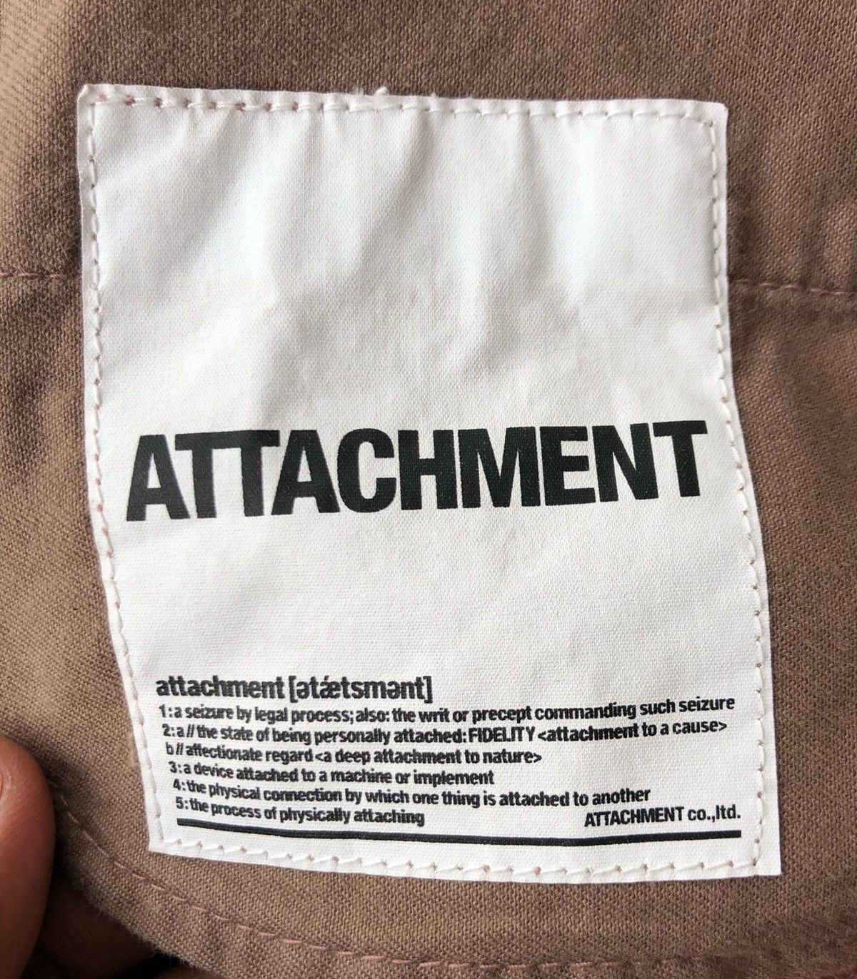 Attachment × Japanese Brand 🔥Attachment L Shape Flare Corduroy Jeans 🔥 Size US 33 - 8 Thumbnail