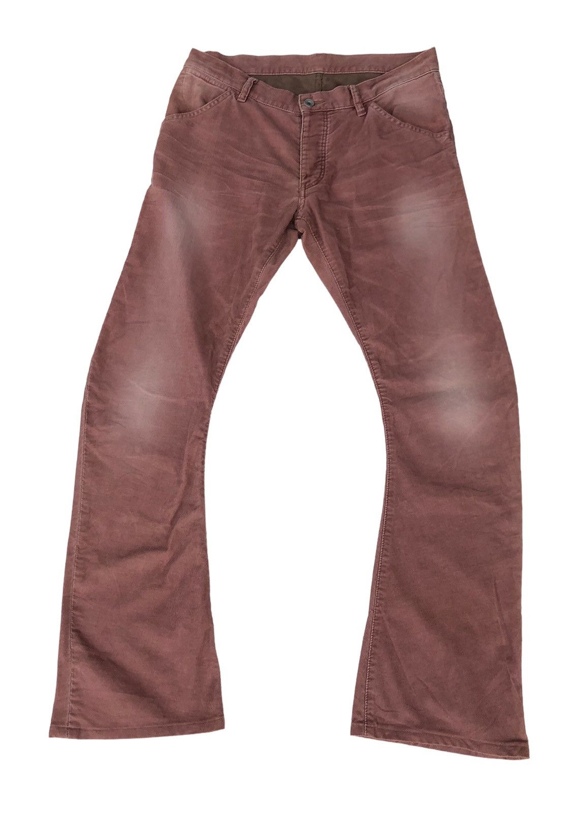 Attachment × Japanese Brand 🔥Attachment L Shape Flare Corduroy Jeans 🔥 Size US 33 - 1 Thumbnail