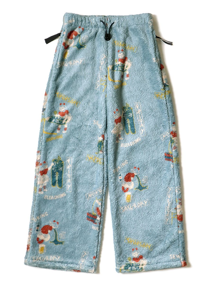 Kapital Kapital Country calendar fleece easy straight pants size 2 Size US 32 / EU 48 - 1 Thumbnail