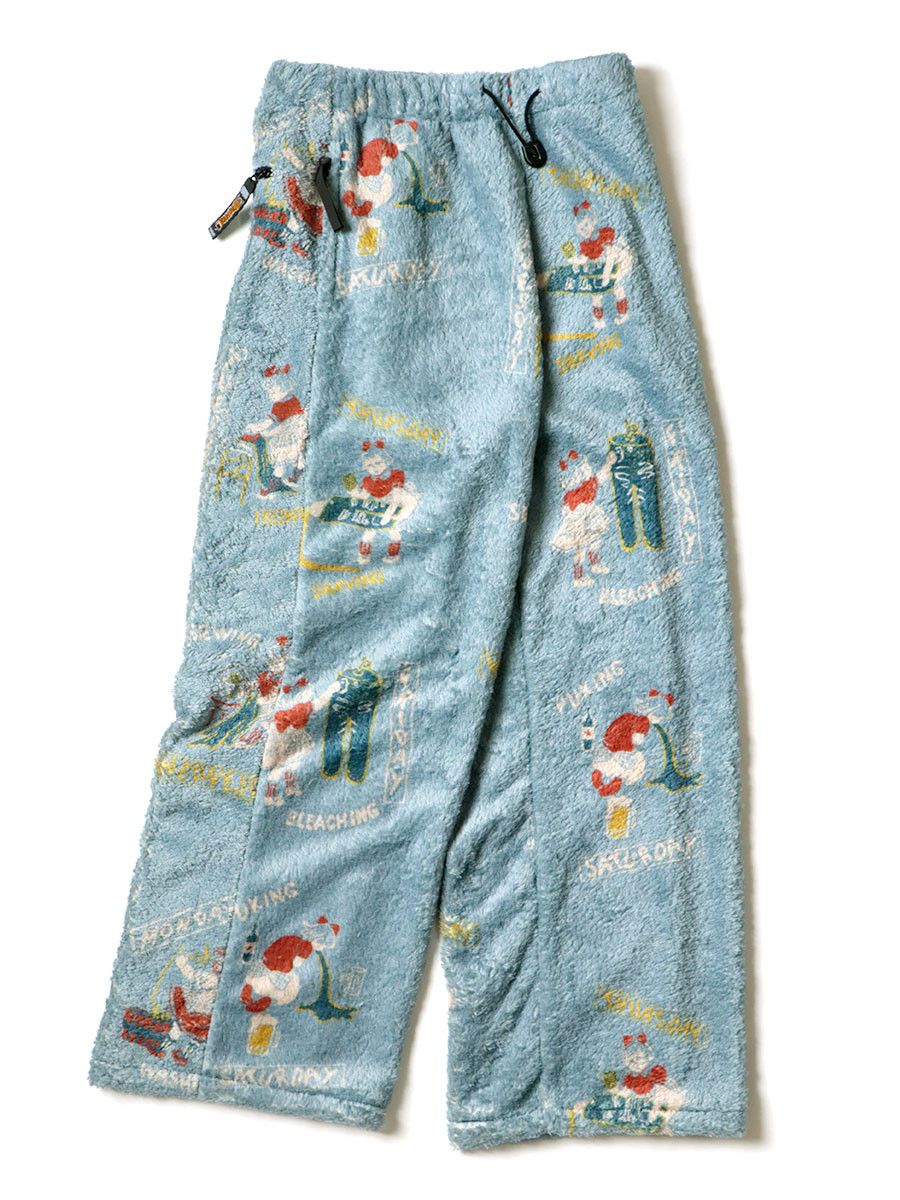 Kapital Kapital Country calendar fleece easy straight pants size 2 Size US 32 / EU 48 - 2 Thumbnail