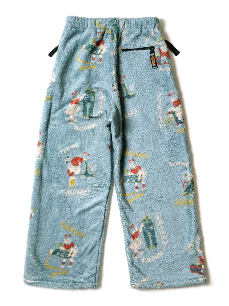 Kapital Kapital Country calendar fleece easy straight pants size 2 Size US 32 / EU 48 - 3 Thumbnail