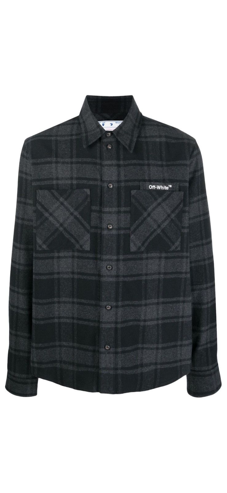 Off White Arrow Check Flannel Shirt