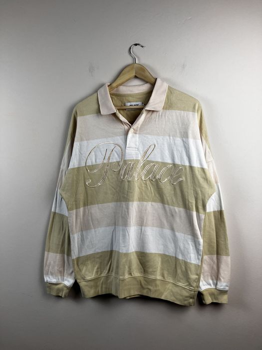 パレスPalace CLASSIC STRIPE DROP SHOULDER POLO - トップス