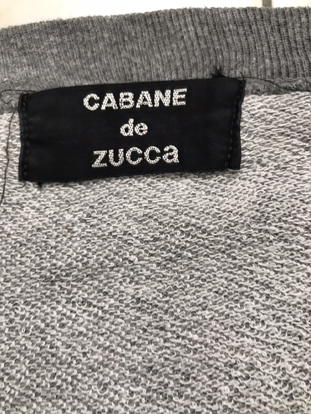 CABANE de ZUCCa × Designer × Issey Miyake SWEATSHIRT JIGGY CABANE DE ZUCCA BIG LOGO Size US M / EU 48-50 / 2 - 3 Thumbnail